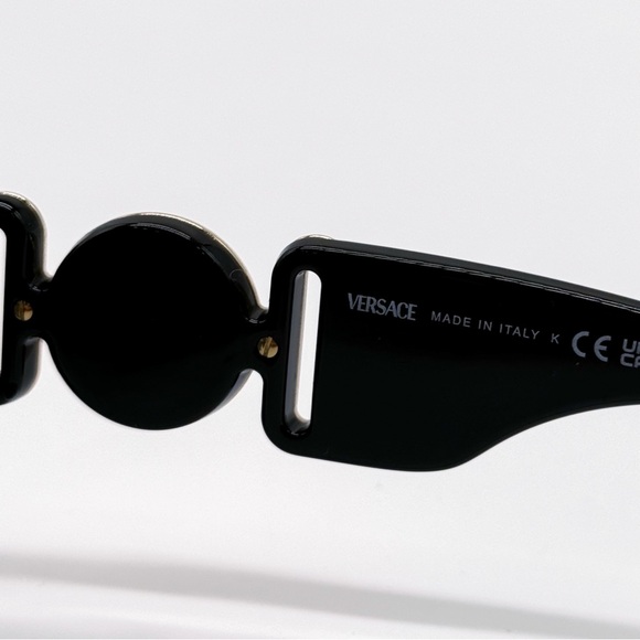 NEW VERSACE VE4479U GB187 BLACK CAT EYE MOD 4479U GB1/87 WOMEN SUNGLASSES - Picture 9 of 10